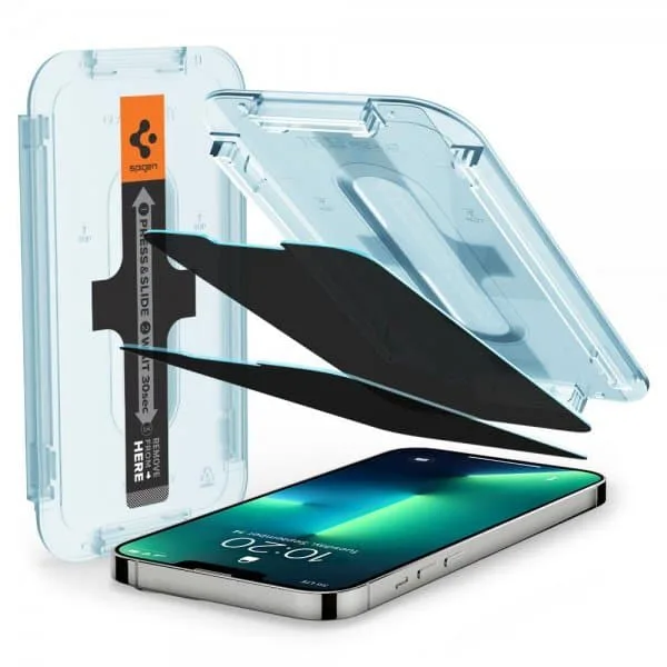 Spigen AGL03385 Skærm og -bagsidebeskytter til mobiltelefon Klar skærmbeskytter Apple 2 stk