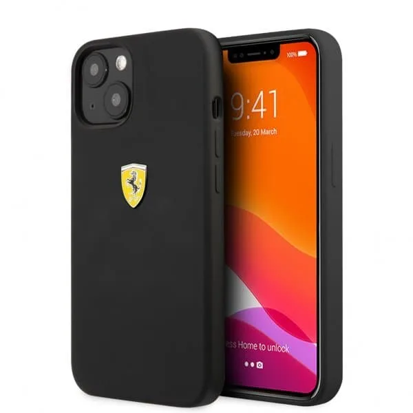 Ferrari iPhone 13 Mini Skal Liquid Silicone