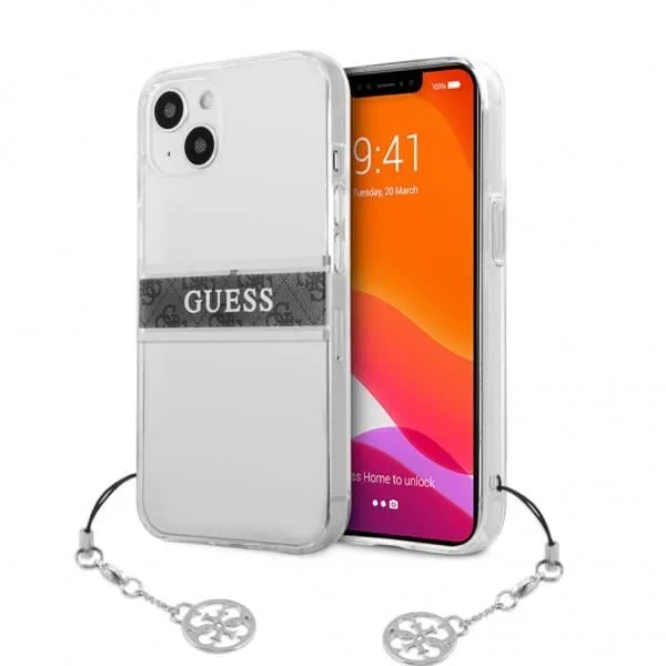 Guess iPhone 13 Mini Skal Stripe Charm