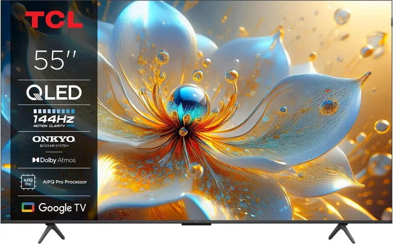 TCL 55" T8C 144Hz QLED GOOGLE TV