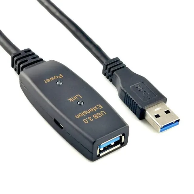 Nördic Aktiv 10m USB3.1 förlängningskabel 5Gbps USB