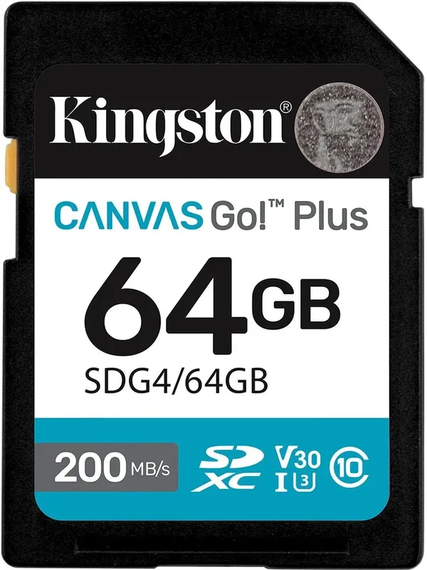 Kingston SDXC Canvas Go Plus Gen4