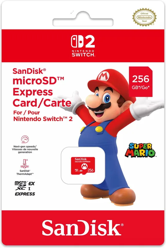 SanDisk Nintendo Switch 2 microSD Express
