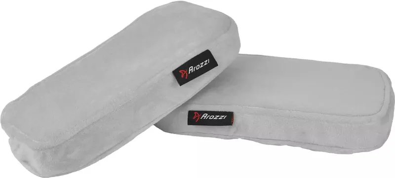 Arozzi Memory Foam Armrest Pads - Grey