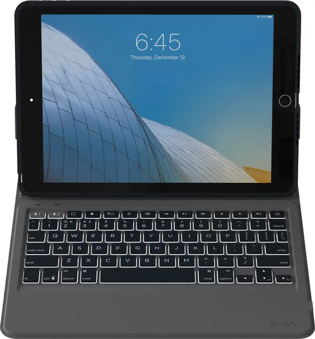 Zagg Rugged Messenger tangentbord/fodral för iPad 10.2"