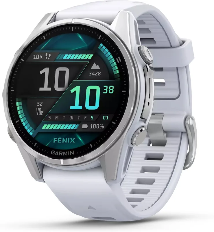 Garmin fenix 8 AMOLED 43mm - Whitestone