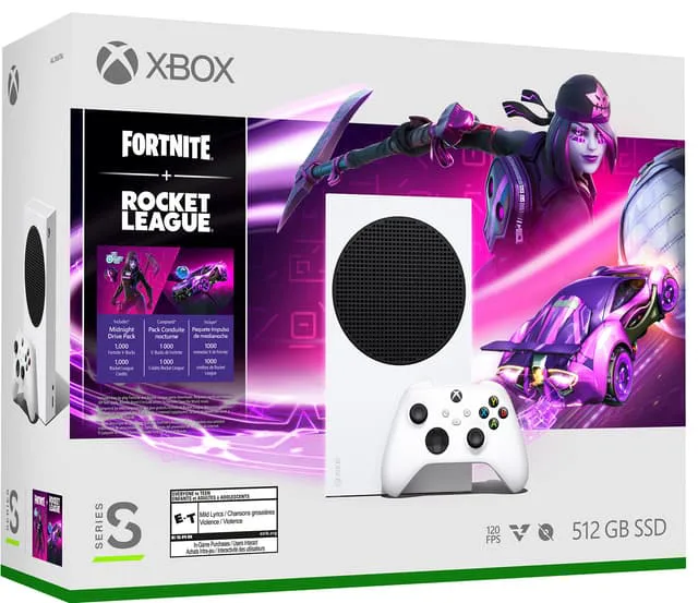 Xbox Series S 512GB Fortnite- och Rocket League-pack
