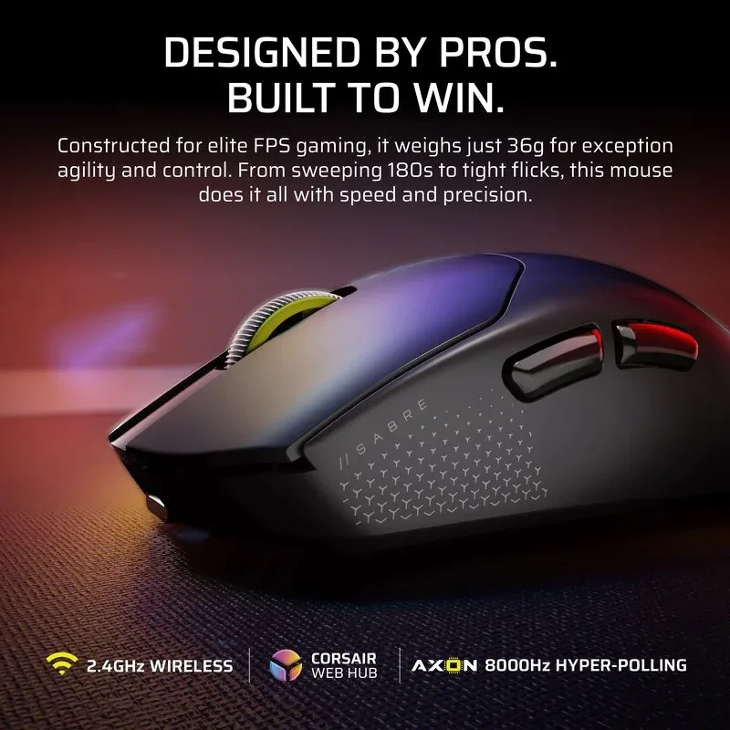 Corsair Sabre v2 Pro - White