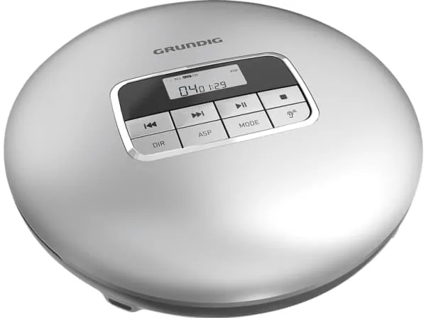 Grundig GCP1020, 219 g, Vit, Personlig CD-spelare