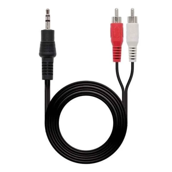 Ljudkabel Jack (3,5 mm) till 2 RCA