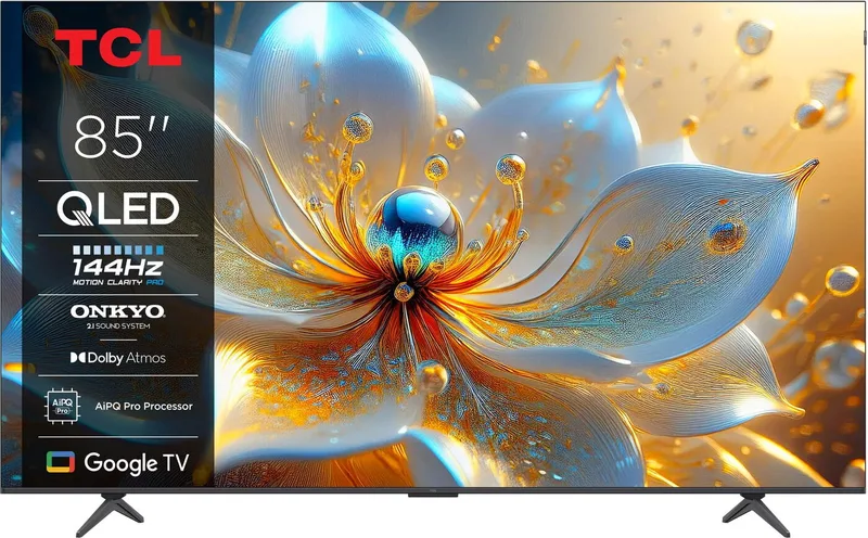 TCL 85'' 85T8C / 4K / QLED / 144 Hz / Google TV
