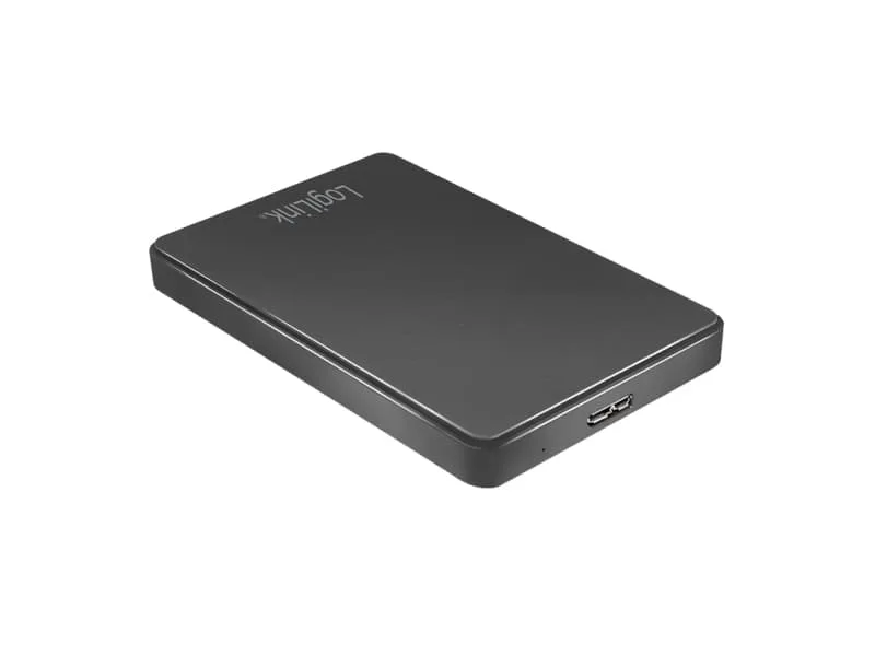 LogiLink UA0339, HDD- / SSD kabinett, 2.5", SATA, Serial ATA II, Serial ATA III, 5 Gbit/s, USB-anslutning, Svart