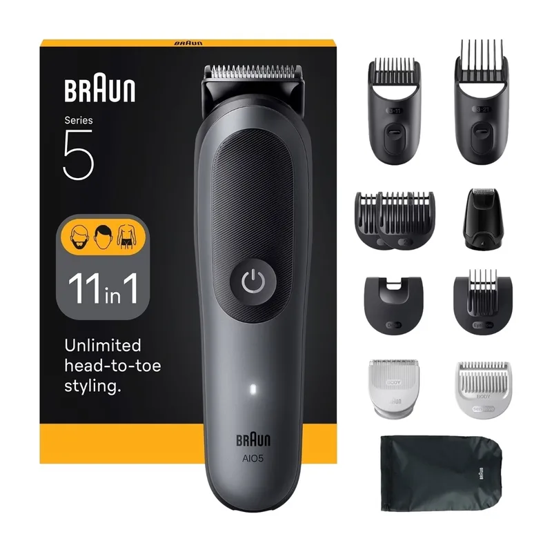Braun All-in-One Series 5 kroppstrimmer AIO5560 (grå)