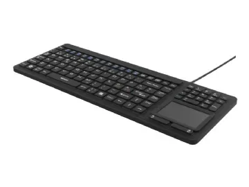 DELTACO tangentbord i silikon med touchpad