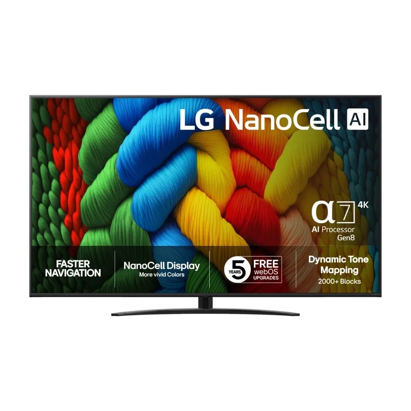 LG 75" 4K NanoCell TV 2025 75NANO81A