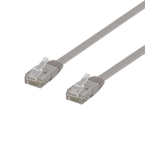 NÖRDIC Cat6 U/UTP flat nätverkskabel 2m