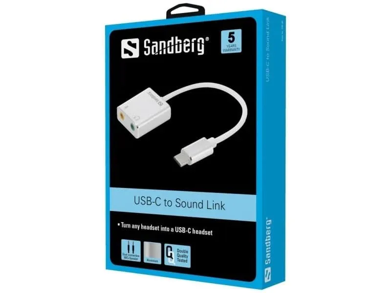 Sandberg USB-C till Sound Link