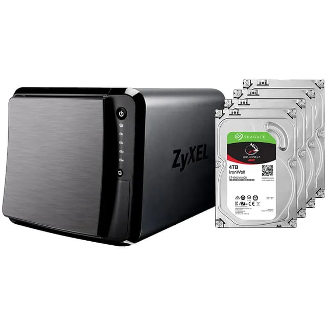 Zyxel NAS542 4-bay NAS + 4x4 TB