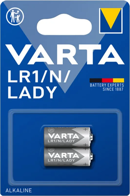 Varta LR1 / N / LADY 1,5V Alkaliskt batteri 2-pack