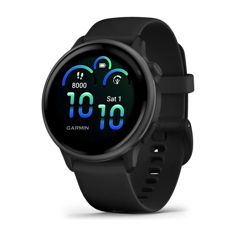 Garmin Vivoactive 6 sportklocka, svart/slate AMOLED