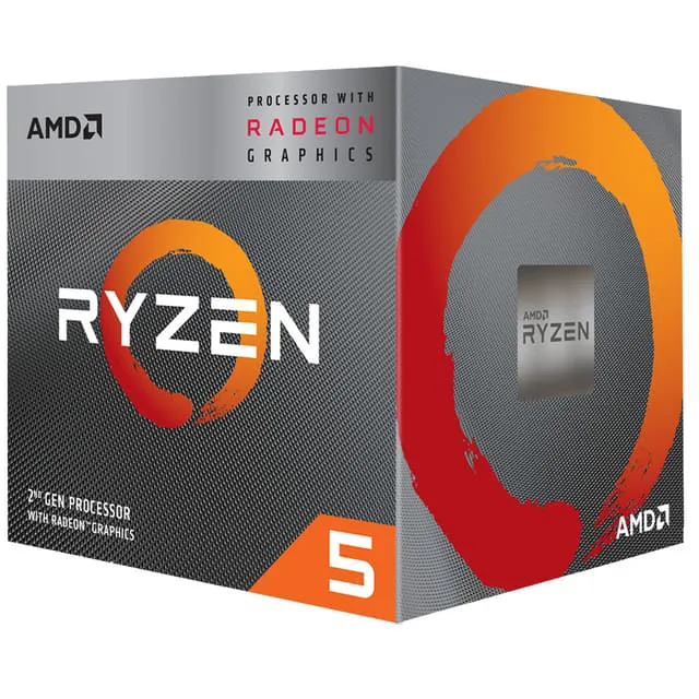 AMD Ryzen™ 5 3400G APU med RX Vega 11 grafik