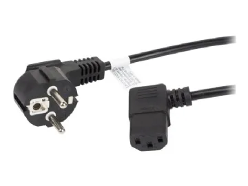 Lanberg - strømkabel - power CEE 7/7 til power IEC 60320 C13