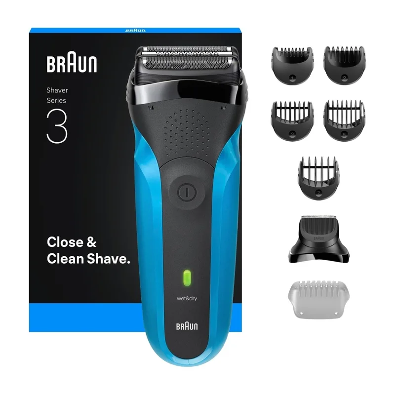 Braun Series 3 Elektrisk rakapparat, Wet & Dry, 310BT