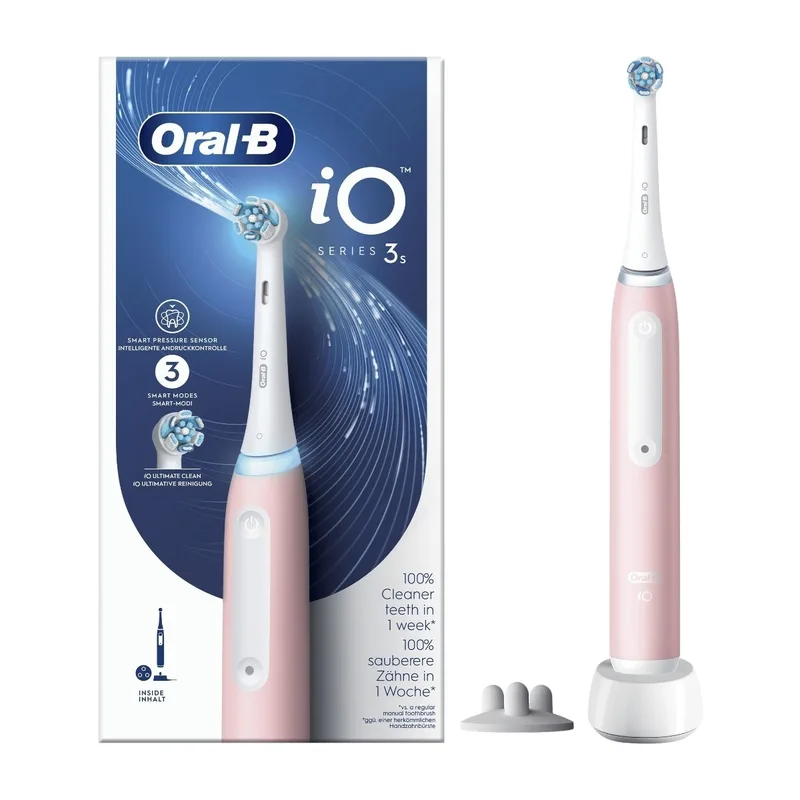 Oral-B iO3 eltandborste 730843 (rödrosa)