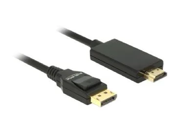 Delock Adapterkabel DisplayPort hane till HDMI hane 5 m