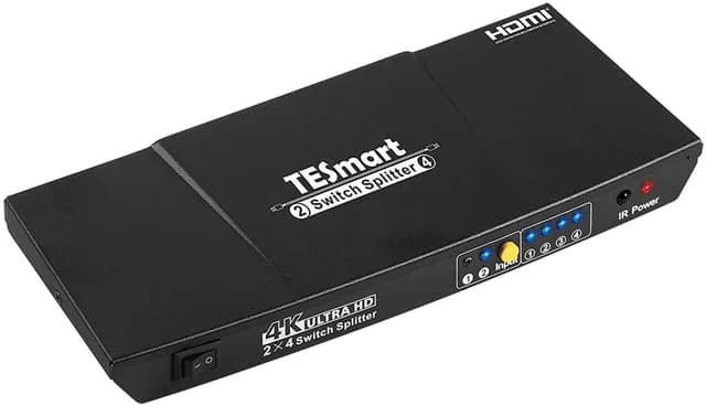 Nördic HDMI Switch 2xPC till 4xmonitorer 4K30Hz