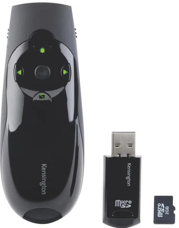 Kensington Expert Wireless Cursor grön laserpekare med minne
