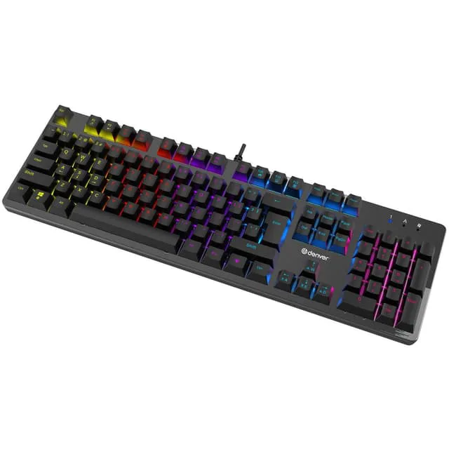 Denver RGB mechanical Gaming keyboard USB connection