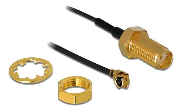 DeLock Antenna Cable SMA jack bulkhead to