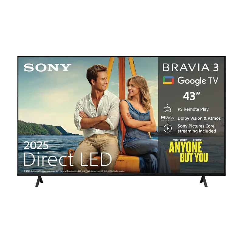 Sony 43" BRAVIA 3 4K Google TV