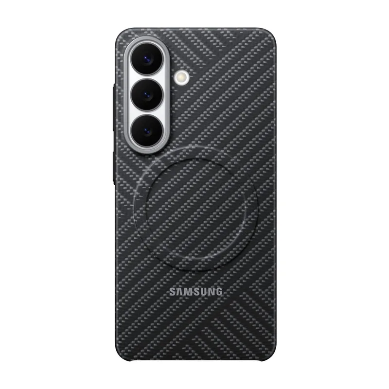 Samsung Galaxy S26 Carbon Magnet skal, grå