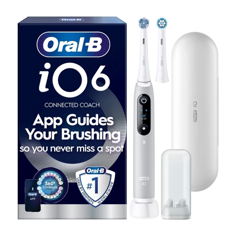 Oral-B iO6 elektrisk tandborste 067805 (grå opal)