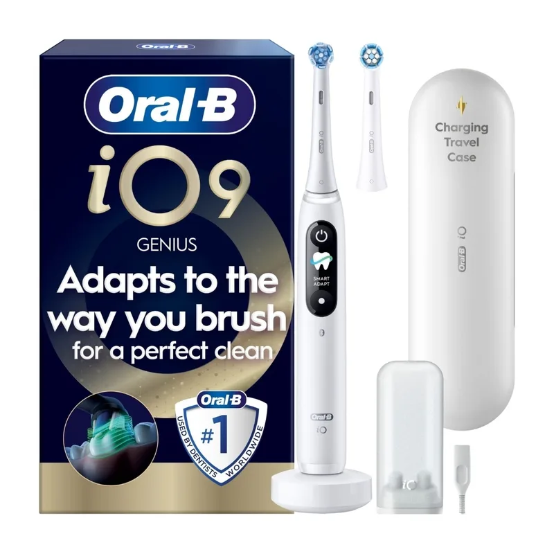 Oral-B iO9 elektrisk tandborste 067867 (White Alabaster)