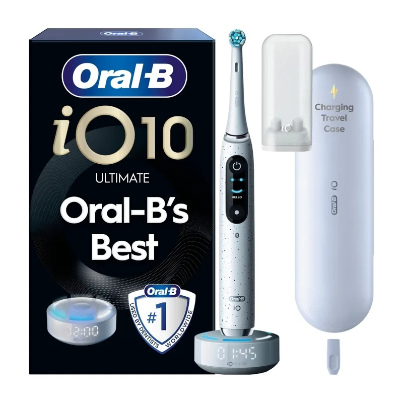 Oral-B iO10 elektrisk tandborste 067423 (Stardust vit)