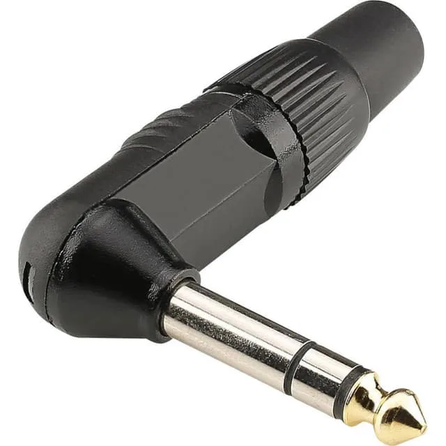 Hicon HI-J63SA06 Hörlursuttag 6.35 mm Kontakt hane