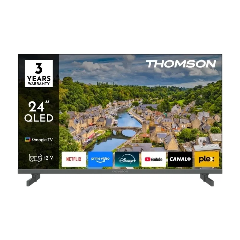 Thomson Google 24" 24HQG3S15C HD QLED 12V smart-TV (2025)