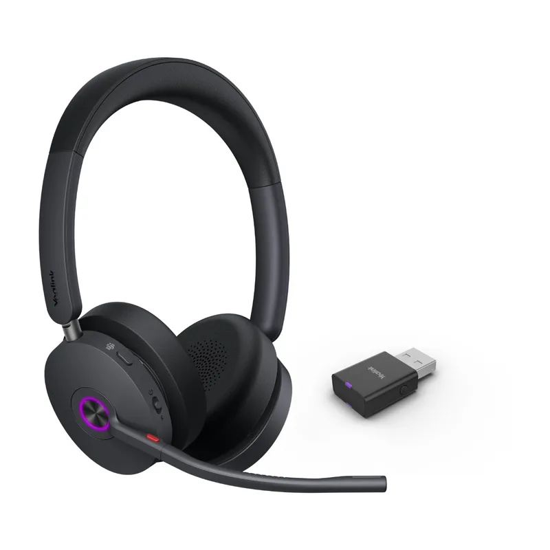 Yealink WH68 Hybrid Teams Headset, svart