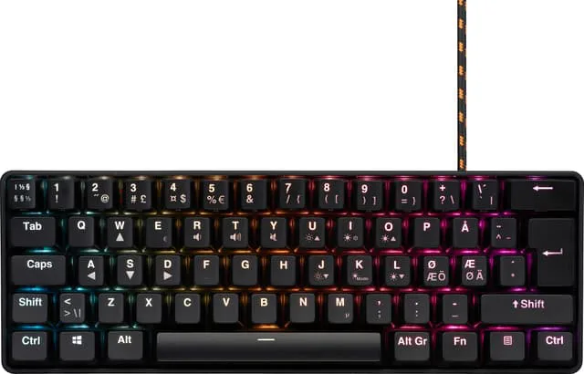 ADX kompakt RGB mekaniskt tangentbord gaming