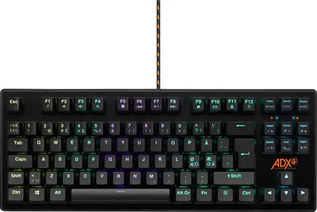 ADX tenkeyless RGB tangentbord membran för gaming