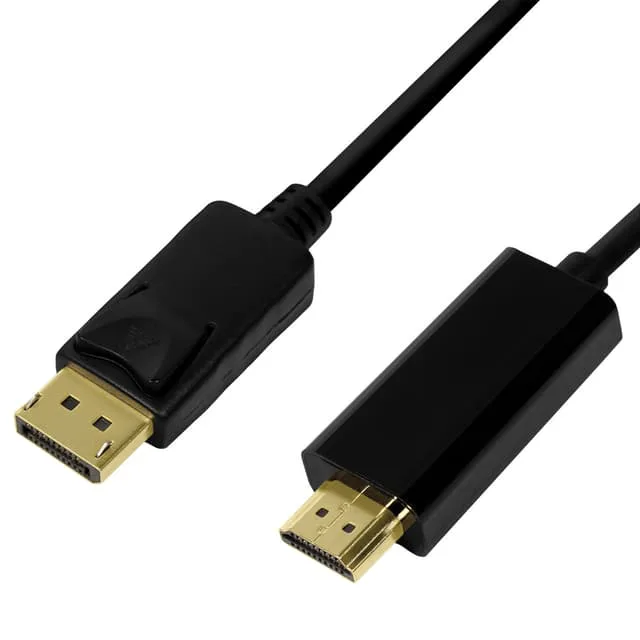LogiLink DisplayPort 1.2 -> HDMI 1.4 4K 2m Svart