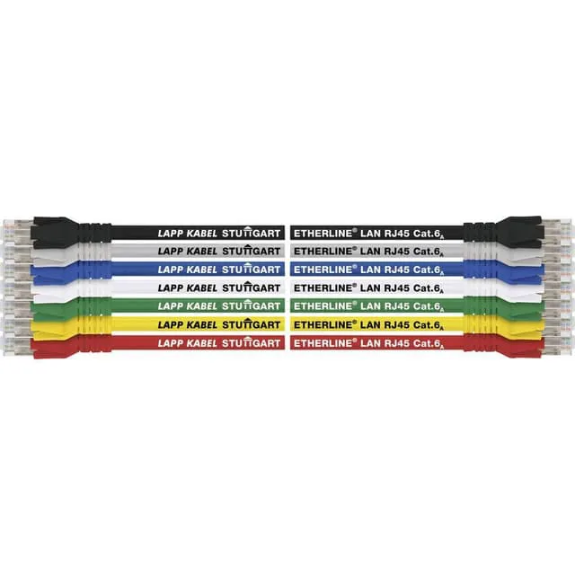 LAPP 24441207 RJ45 Nätverk Anslutningskabel CAT 6A