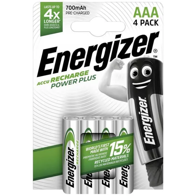 Energizer Akku Recharge -AAA HR03 Micro 700mAh 4St.