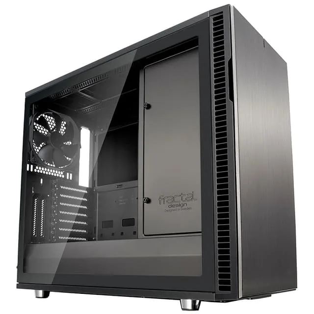 Fractal Design Define R6 chassi stationär dator (kanonmetall, fönster)