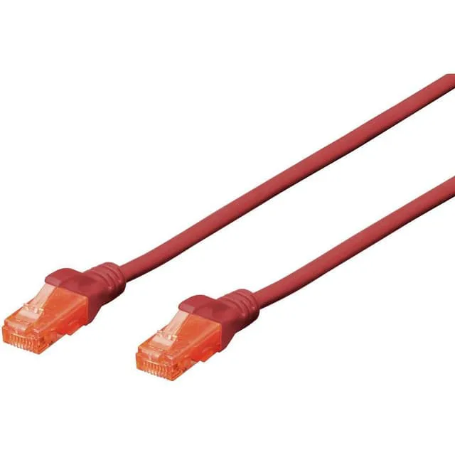 Digitus DK-1612-020/R RJ45 Nätverk Anslutningskabel CAT