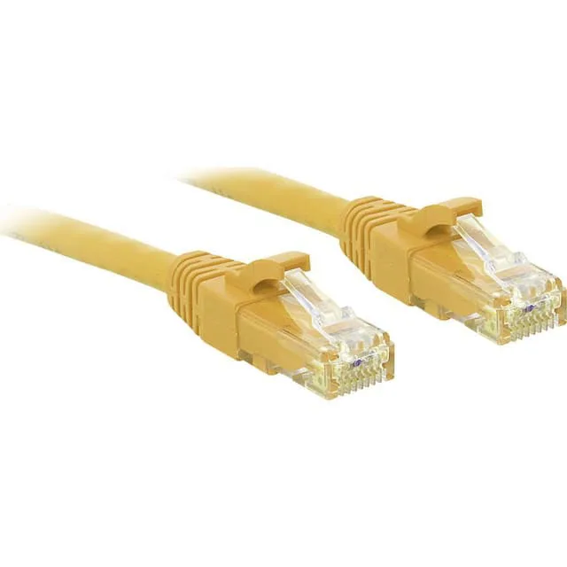 Lindy 48061 netværkskabel Gul 0,5 m Cat6 U/UTP