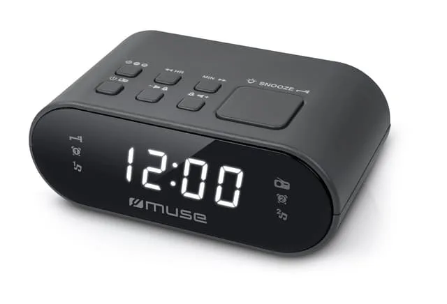 M-10CR Clock radio FM Black